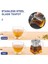 Kalınlaşmış Cam Çaydanlık Isıya Dayanıklı Çiçek Çay Potu Kabarcık Çay Potu Paslanmaz Çelik Filtre Çaydanlık Kare Pot Seti 350 Ml (Yurt Dışından) 2
