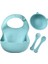 Bebek Besleme Yeme Malzemeleri, Bebek Besleme Seti, Malzemeler Küçük Çocuk Kendi Kendine Besleme Gereçleri Yemek Takımı Mavi (Yurt Dışından) 3