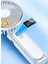 El Fanı, 3600mah Taşınabilir Fan Mini Fan, 6 Hız Ayarlanabilir, Küçük Kişisel Fan, Katlanabilir Mini Masa Fanı Beyaz (Yurt Dışından) 5