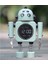 Sessiz Dijital Ekran Metal Robot Çalar Saat, Akıllı Öğrenci, Erkek, Kadın Ve Çocuk Yatak Odası Çalar Saat (Yurt Dışından) 4