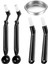 Kahve Makinesi Temizleme Seti, 4 Parça Kaşıklı Kahve Makinesi Fırçası Ve 1 Adet 58 Mm Paslanmaz Çelik Arkadan Yıkamalı Metal Espresso Makinesi Için Kör Filtre (Yurt Dışından) 1
