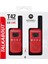 TLKR-T42 KIRMIZI PMR EL TELSİZİ 2Lİ PAKET (4 KM)(3 ADET İNCE PİL) 4