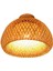 Bambu Hasır Rattan Aydınlatma Armatürü Gömme Montaj Asılı Tavan Lambası Oturma Odası Yatak Odası Yemek Odası Için, 30x18 Cm (Yurt Dışından) 2