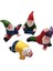 4 Adet Komik Bahçe Cüceleri, Yoga Cüce Bahçe Süsleri, Peri Bahçe Gnome Aksesuarları Minyatür Süslemeleri (Yurt Dışından) 1