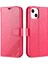 Iphone 15 Stand Telefon Koruyucu Kapak Kırmızısı Için Pu Deri Cüzdan Telefon Kılıfı (Yurt Dışından) 1