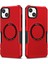 Iphone 15 Plus Manyetik Telefon Kılıfı Pc+Tpu Şok Emici Kapak Magsafe-Red İle Uyumlu (Yurt Dışından) 1