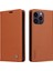 Iphone 15 Pro Max Magnicy Kapanış Telefon Kapağı Pu Deri Cüzdan Stand Koruma-Brown (Yurt Dışından) 1