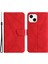 Iphone 15 Plus Cilt Touch Flip Stand Cüzdan Deri Kapak Baskılı Çizgi Telefon Korusu (Yurt Dışından) 1
