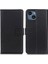 Iphone 15 Pu Deri Deri Telefon Tam Koruma Kılıfı Cüzdan Katlanabilir Stand Telefon Kapağı Black (Yurt Dışından) 1