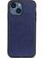 Iphone 15 Orijinal Inek Deri+Pc+Tpu Anti-Çizelge Hibrit Kapak Mavisi Için Litchi Doku Telefon Kılıfı (Yurt Dışından) 1
