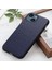 Iphone 15 Orijinal Inek Deri+Pc+Tpu Anti-Çizelge Hibrit Kapak Mavisi Için Litchi Doku Telefon Kılıfı (Yurt Dışından) 3