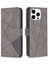 Iphone 15 Pro Dust When Telefon Kılıfı Stand Baskılı Cüzdan Pu Deri Kapak Grey (Yurt Dışından) 1