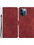 Iphone 15 Pro Max Pu Deri Cep Telefon Kılıfı Cüzdan Stand Cilt Touch Telefon Kapak-Kırmızı (Yurt Dışından) 1