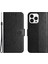 Iphone 15 Pro Maks Kazşana Kanıtı Pu Deri Cüzdan Telefon Kılıf Kelebek Çiçeği Baskılı Stand Kapak Black (Yurt Dışından) 1