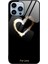 Iphone 15 Pro Maks Desen Baskı Temperli Cam Kılıf Pc+Tpu Koruyucu Telefon Kapak Black (Yurt Dışından) 1