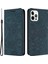 Iphone 15 Pro Max Pu Deri Retro Çiçek Ilgili Stand Savaş Telefon Kapak Yuruku (Yurt Dışından) 1
