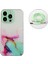 Iphone 15 Pro Marble Desen Için Kabartmalı Telefon Kılıfı Esnek Tpu Kirkar-Yeşil İle Arka Kapak (Yurt Dışından) 4