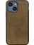 Iphone 15 Pc+Tpu+Pu Deri Telefon Kılıfı Inkol Kurulu Dokusu Kapalı Drop Kapak Yeşi (Yurt Dışından) 1