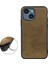 Iphone 15 Pc+Tpu+Pu Deri Telefon Kılıfı Inkol Kurulu Dokusu Kapalı Drop Kapak Yeşi (Yurt Dışından) 2