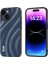 Iphone 15 Pl Pu Deri Kaplama Telefon Kapağı Kıç Anti-Cratch Pc+Tpu Case-Mavi (Yurt Dışından) 1