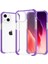 Iphone 15 Artı Şeffaf Telefon Kasası Için Tpu+Akrilik Anti-Drop Telefon Kapak-Morası (Yurt Dışından) 1