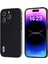 Iphone 15 Pro Shockroof Phone Case Cowhide Deri+Pc+Tpu Çizgiye Karşı Çizelge Kapak Black (Yurt Dışından) 1