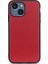 Iphone 15 Plus Ultra Light Orijinal Inek Deri+Pc+Tpu Kapak Kapak Klak Antik Lıtchı Doku Cep Telefonu Kasa Kırmızı (Yurt Dışından) 1