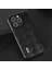 Iphone 15 Pro Pu Deri Kaplamalı Pc+Tpu Telefon Kılıfı Izgara Dokusu Bırak-Kötü Kapak Black (Yurt Dışından) 3