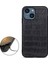 Iphone 15 Için Telefon Kılıfı Plus Timsah Doku Orijinal Inek Deri+Tpu+Pc Telefon Kapak Black (Yurt Dışından) 2