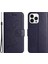Iphone 15 Pro Maks Kazşana Kanıtı Pu Deri Cüzdan Telefon Kılıf Kelebek Çiçeği Baskılı Stand Kapak-Dark Mor (Yurt Dışından) 1
