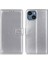Iphone 15 Pu Deri Deri Telefon Tam Koruma Kılıfı Cüzdan Katlanabilir Stand Telefon Kapak Silver (Yurt Dışından) 1