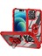 Iphone 15 Pro Maks Koruyucu Kılıf Alaşım Lens Çerçevesi Pc+Tpu Telefon Kapak-Kırmızı (Yurt Dışından) 1