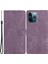 Iphone 15 Pro Max Pu Deri Cep Telefon Kılıfı Cüzdan Stand Cilt Touch Telefon Kapak-Morası (Yurt Dışından) 1