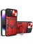 Iphone 15 Dönen Kickstand Pc+Tpu Kapak Slayt Kamera Kalkanı Anti-Çizik Telefon Kasa-Kırmızısı (Yurt Dışından) 1