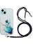 Iphone 15 Mermer Desen Için Yumuşak Tpu Telefon Kılıfı Kabartmalı Kabartmalı Anti-Çizelge Telefon Kapağı Lanyard-Blue (Yurt Dışından) 1