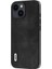 Iphone 15 Artı Cowhide Doku Pu Deri Kaplamalı Pc+Tpu Cover-Black Için Telefon Kılıfı (Yurt Dışından) 1