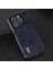 Iphone 15 Pro Max Pu Deri Kaplamalı Pc+Tpu Cowhide Doku Kapak Mavisi Için Telefon Kılıfı (Yurt Dışından) 3