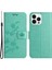 Kelebek Çiçek Iphone 15 Pro Için Baskılı Deri Kılıf (Yurt Dışından) 1