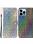 Iphone 15 Pro Stand Pu Deri Telefon Kapak-Grey Için Göz Kamaştırıcı Çiçek Desenli Cüzdan Kılıfı (Yurt Dışından) 1