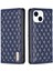 Iphone 15 Telefon Kasası Için Karton Yuvalar Mavisi İle Anti-Damla Pu Deri Standı Kabuğu (Yurt Dışından) 1