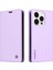 Iphone 15 Pro Pu Deri Cüzdan Telefon Kapağı Manyetik Kapanış Çarpışma Standı Case Light Mor (Yurt Dışından) 1