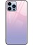 Iphone 15 Pro Maks Desen Baskı Temsil Edilmiş Cam Kılıf Pc+Tpu Koruyucu Telefon Kapak Pembe Mor (Yurt Dışından) 1