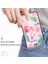 Iphone 15 Pro Maks Desen Baskı Temsil Edilmiş Cam Kılıf Pc+Tpu Koruyucu Telefon Kapak Pembe Mor (Yurt Dışından) 3