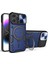Iphone 15 Pro Maks Slide Kamera Kapağı Pc+Tpu Anti-Drop Kapak Yüzüğü Kickstand Telefon Vaka-Mavisi (Yurt Dışından) 1