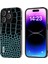 Iphone 15 Pro Timsah Doku Telefon Kılıfı Orijinal Inek Deri+Pc+Tpu Hibrid Kapak Mavisi (Yurt Dışından) 1