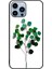 Iphone 15 Pro Maks Desen Baskı Temsil Edilmiş Cam Kılıf Pc+Tpu Koruyucu Telefon Kapak Yeşil (Yurt Dışından) 1