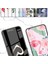 Iphone 15 Pro Maks Desen Baskı Temsil Edilmiş Cam Kılıf Pc+Tpu Koruyucu Telefon Kapak Pembe Mor (Yurt Dışından) 5