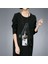 Iphone 15 Mermer Desen Için Yumuşak Tpu Telefon Kılıfı Kabartmalı Anti-Çizelge Anti-Çizelge Telefon Kapağı Lanyard-Black (Yurt Dışından) 2