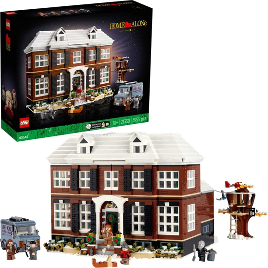 LEGO® Ideas Home Alone 21330 - Yetişkinler İçin Evde Tek Başına Film Evi İçeren Koleksiyonluk ve Sergilenebilir Yaratıcı Model Yapım Seti (3957 Parça)