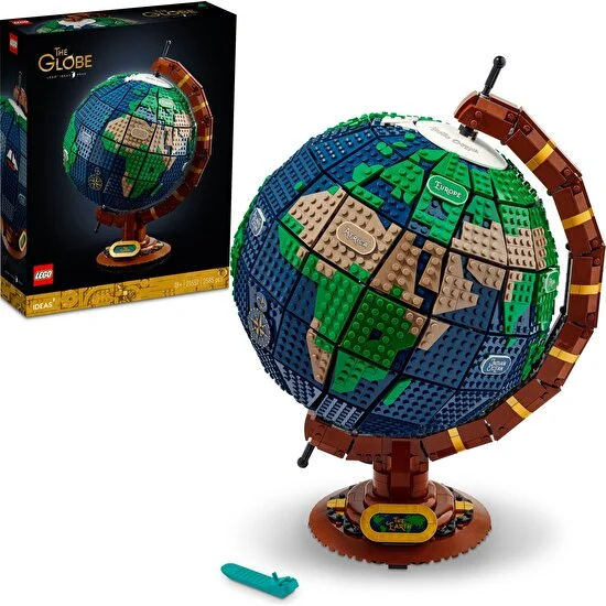 LEGO® Ideas Yerküre 21332 - Yetişkinler için Koleksiyonluk ve Sergilenebilir Yaratıcı Model Yapım Seti(2585 Parça)